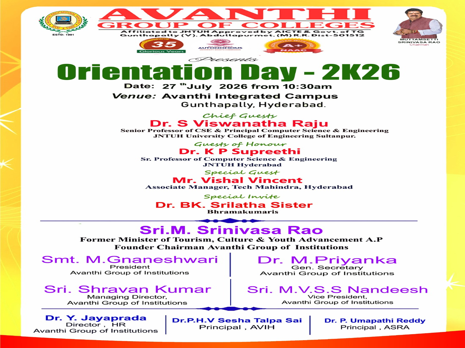 Avanthi Event