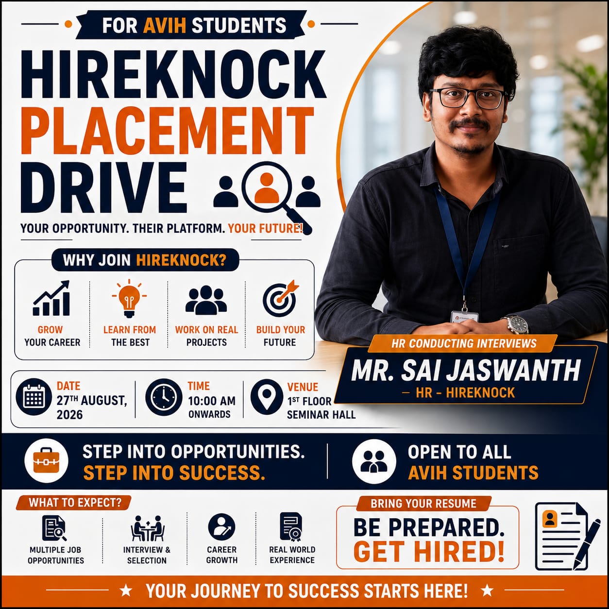 HireKnock Placement Drive
