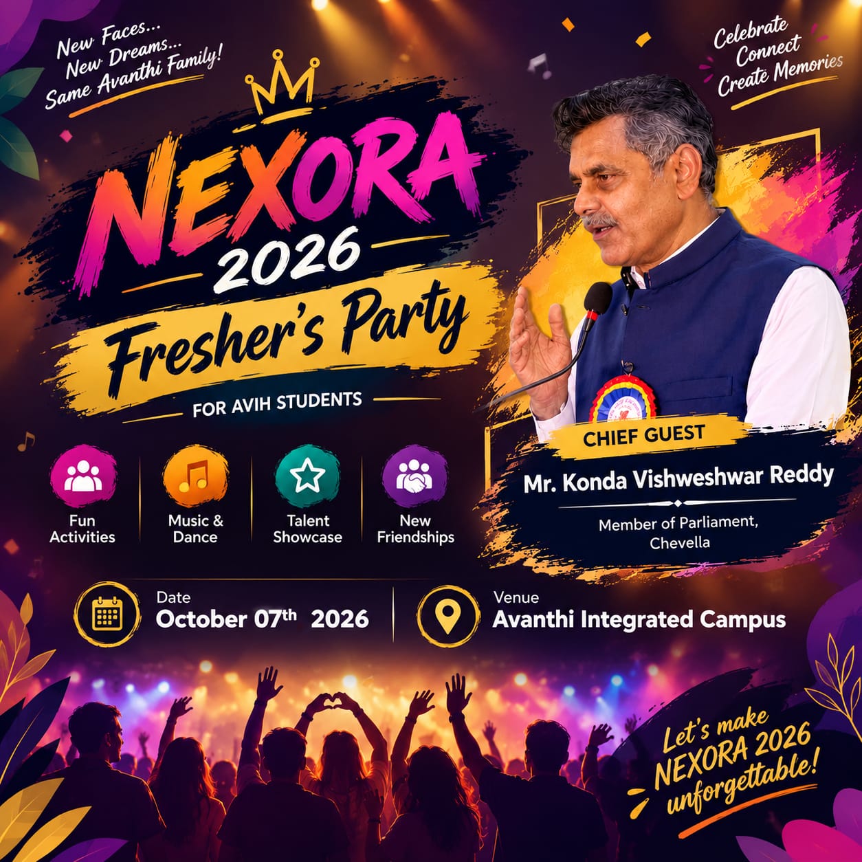 NEXORA – Fresher's Party